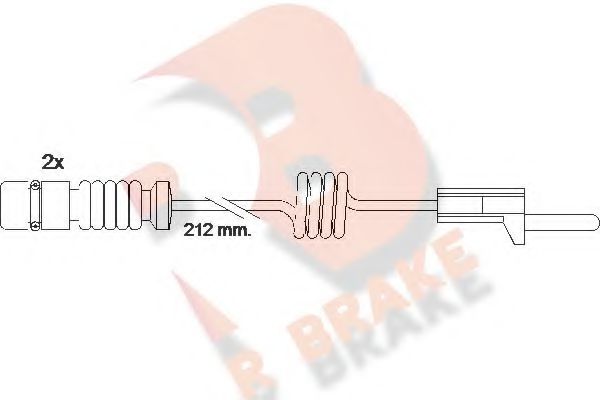 R BRAKE 610259RB Сигнализатор, износ тормозных колодок для MERCEDES-BENZ SPRINTER 3-T (Мэрcэдэс-бэнз Спринтэр 3-т) R BRAKE 610259RB Сигнализатор, износ тормозных колодок для MERCEDES-BENZ SPRINTER 3-T (Мэрcэдэс-бэнз Спринтэр 3-т)