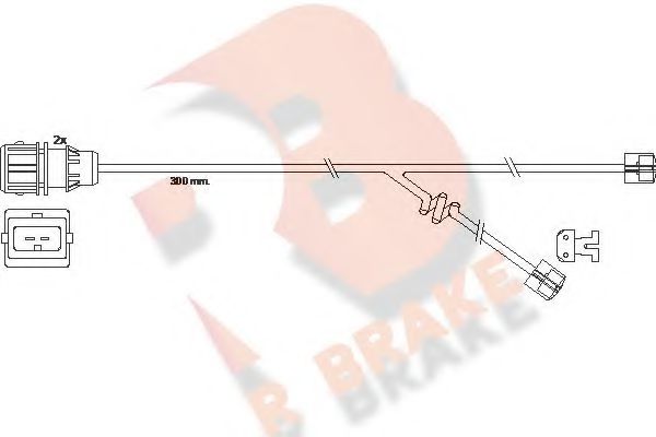 R BRAKE 610304RB Сигнализатор, износ тормозных колодок для RENAULT TRUCKS MIDLUM (Рено трак Мидлум) R BRAKE 610304RB Сигнализатор, износ тормозных колодок для RENAULT TRUCKS MIDLUM (Рено трак Мидлум)