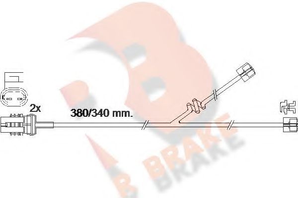 R BRAKE 610356RB Сигнализатор, износ тормозных колодок для DAF LF (Даф Лф) R BRAKE 610356RB Сигнализатор, износ тормозных колодок для DAF LF (Даф Лф)