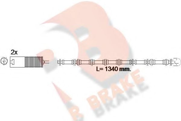 R BRAKE 610391RB Сигнализатор, износ тормозных колодок для BMW (Бмв) R BRAKE 610391RB Сигнализатор, износ тормозных колодок для BMW (Бмв)