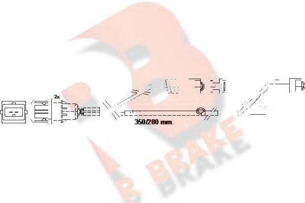 R BRAKE 610423RB Сигнализатор, износ тормозных колодок для VOLVO FH II (Вольво Фх 2) R BRAKE 610423RB Сигнализатор, износ тормозных колодок для VOLVO FH II (Вольво Фх 2)