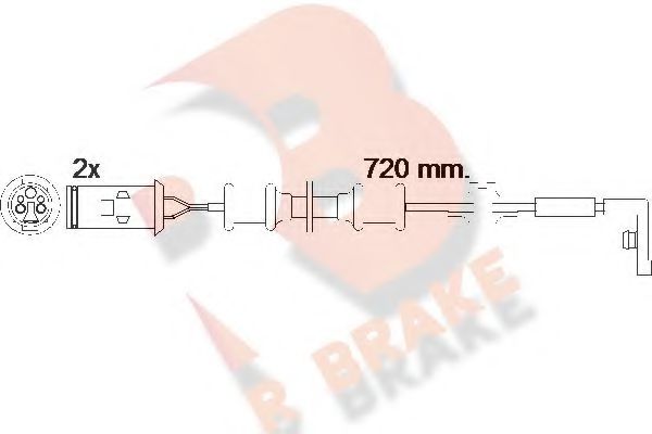 R BRAKE 610444RB Сигнализатор, износ тормозных колодок для OPEL (Опель) R BRAKE 610444RB Сигнализатор, износ тормозных колодок для OPEL (Опель)