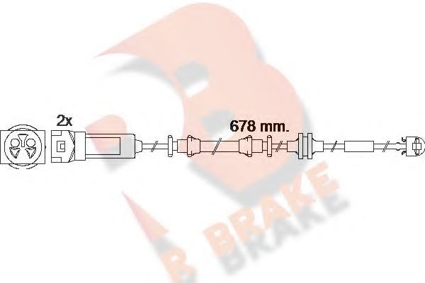 R BRAKE 610452RB Сигнализатор, износ тормозных колодок для OPEL (Опель) R BRAKE 610452RB Сигнализатор, износ тормозных колодок для OPEL (Опель)