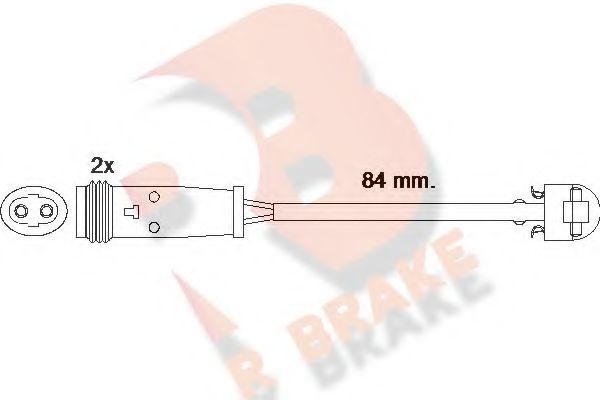R BRAKE 610484RB Сигнализатор, износ тормозных колодок для VOLKSWAGEN (Фольксваген) R BRAKE 610484RB Сигнализатор, износ тормозных колодок для VOLKSWAGEN (Фольксваген)