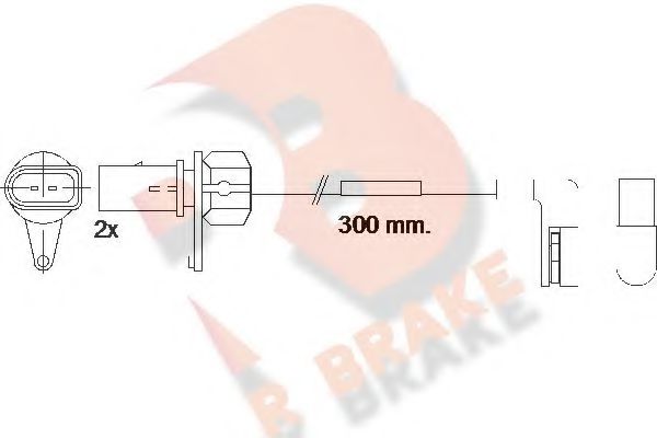 R BRAKE 610507RB Сигнализатор, износ тормозных колодок для AUDI A8 (Ауди А8) R BRAKE 610507RB Сигнализатор, износ тормозных колодок для AUDI A8 (Ауди А8)