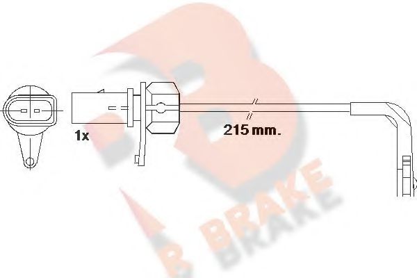 R BRAKE 610508RB Сигнализатор, износ тормозных колодок для AUDI (Ауди) R BRAKE 610508RB Сигнализатор, износ тормозных колодок для AUDI (Ауди)