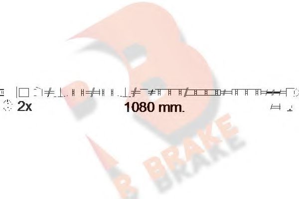 R BRAKE 610558RB Сигнализатор, износ тормозных колодок для BMW (Бмв) R BRAKE 610558RB Сигнализатор, износ тормозных колодок для BMW (Бмв)