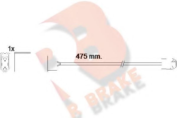 R BRAKE 610576RB Сигнализатор, износ тормозных колодок для FORD NEO CUSTOM (Форд Нэо cустом) R BRAKE 610576RB Сигнализатор, износ тормозных колодок для FORD NEO CUSTOM (Форд Нэо cустом)