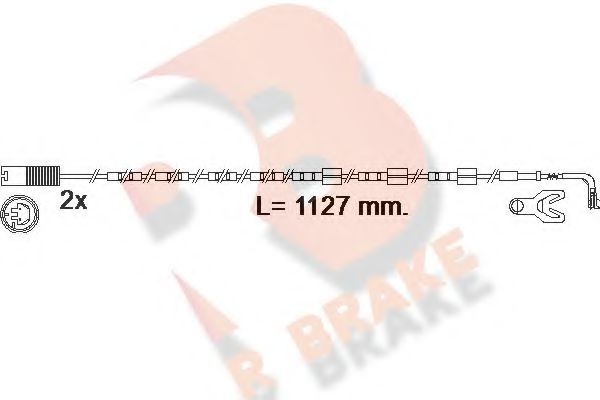 R BRAKE 610605RB Сигнализатор, износ тормозных колодок для MINI (Мини) R BRAKE 610605RB Сигнализатор, износ тормозных колодок для MINI (Мини)