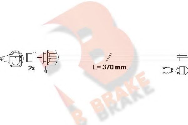 R BRAKE 610608RB Сигнализатор, износ тормозных колодок для AUDI A8 (Ауди А8) R BRAKE 610608RB Сигнализатор, износ тормозных колодок для AUDI A8 (Ауди А8)