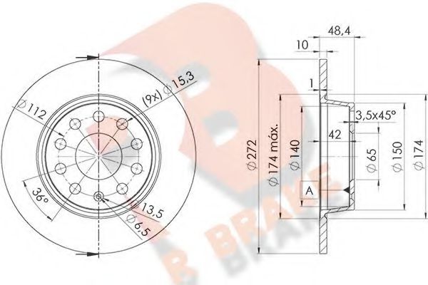 R BRAKE 78RBD25637 Тормозной диск для SEAT (Сеат) R BRAKE 78RBD25637 Тормозной диск для SEAT (Сеат)