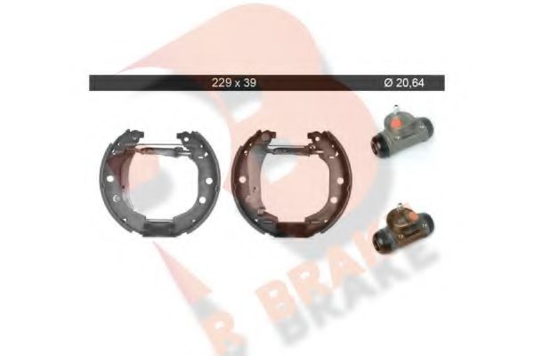 R BRAKE 79RBKT0044 Тормозные колодоки для PEUGEOT (Пежо) R BRAKE 79RBKT0044 Тормозные колодоки для PEUGEOT (Пежо)