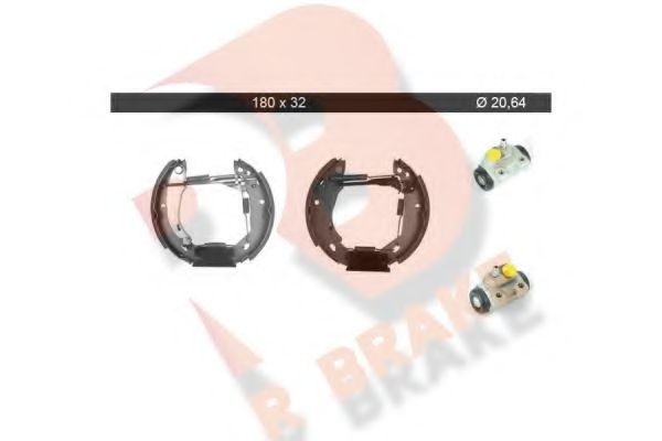 R BRAKE 79RBKT0055 Тормозные колодоки для PEUGEOT (Пежо) R BRAKE 79RBKT0055 Тормозные колодоки для PEUGEOT (Пежо)