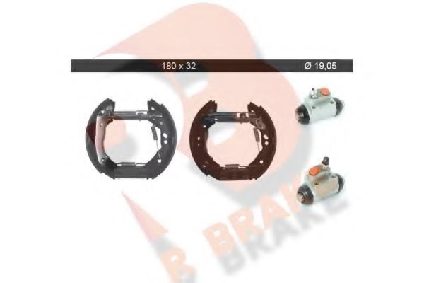 R BRAKE 79RBKT0096 Тормозные колодоки для HYUNDAI EXCEL (Хендай Эxcэл) R BRAKE 79RBKT0096 Тормозные колодоки для HYUNDAI EXCEL (Хендай Эxcэл)