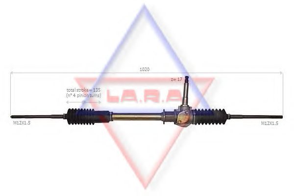 LA.R.A. 240501 Рулевой механизм для LANCIA DELTA I (Лансиа/лянча Дэлта и) LA.R.A. 240501 Рулевой механизм для LANCIA DELTA I (Лансиа/лянча Дэлта и)