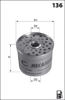 LUCAS FILTERS LFDE103 Топливный фильтр для RENAULT (Рено) LUCAS FILTERS LFDE103 Топливный фильтр для RENAULT (Рено)