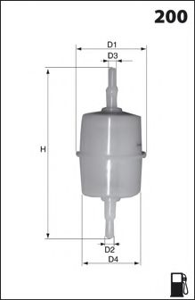 LUCAS FILTERS LFPF001 Топливный фильтр для FIAT UNO (Фиат Уно) LUCAS FILTERS LFPF001 Топливный фильтр для FIAT UNO (Фиат Уно)