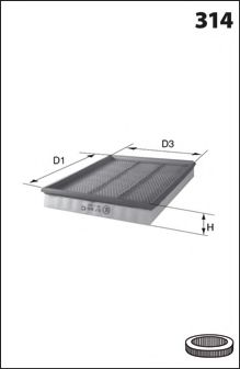 LUCAS FILTERS LFAF426 Воздушный фильтр для KIA (Киа) LUCAS FILTERS LFAF426 Воздушный фильтр для KIA (Киа)