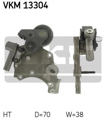 SKF VKM 13304 Натяжной ролик, ремень ГРМ для CITROëN (Cитроëн) SKF VKM 13304 Натяжной ролик, ремень ГРМ для CITROëN (Cитроëн)
