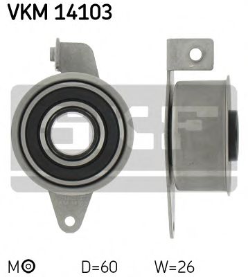SKF VKM 14103 Натяжной ролик, ремень ГРМ для FORD MONDEO (Форд Мондэо) SKF VKM 14103 Натяжной ролик, ремень ГРМ для FORD MONDEO (Форд Мондэо)