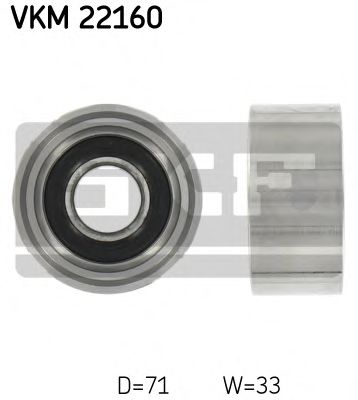 SKF VKM 22160 Паразитный Ведущий ролик, зубчатый ремень для FIAT STRADA II (Фиат Страда 2) SKF VKM 22160 Паразитный Ведущий ролик, зубчатый ремень для FIAT STRADA II (Фиат Страда 2)