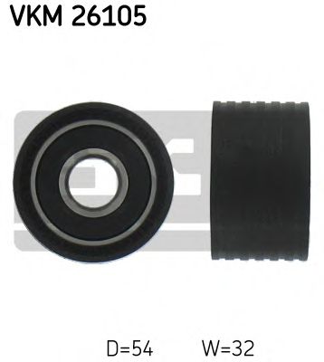 SKF VKM 26105 Паразитный Ведущий ролик, зубчатый ремень для RENAULT TRAFIC II (Рено Трафик 2) SKF VKM 26105 Паразитный Ведущий ролик, зубчатый ремень для RENAULT TRAFIC II (Рено Трафик 2)