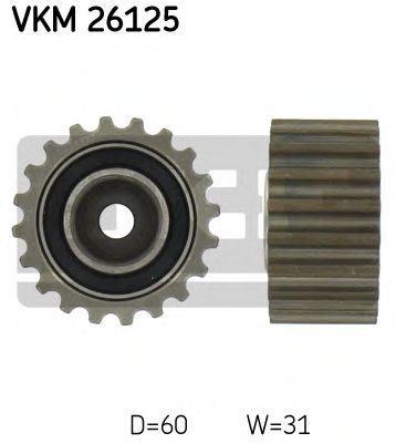 SKF VKM 26125 Паразитный Ведущий ролик, зубчатый ремень для RENAULT CLIO II (Рено Клио 2) SKF VKM 26125 Паразитный Ведущий ролик, зубчатый ремень для RENAULT CLIO II (Рено Клио 2)