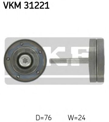 SKF VKM 31221 Паразитный ведущий ролик, поликлиновой ремень для SKODA FABIA (Шкода Фабиа) SKF VKM 31221 Паразитный ведущий ролик, поликлиновой ремень для SKODA FABIA (Шкода Фабиа)
