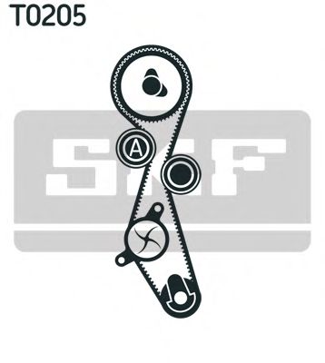 SKF VKMC 03257 Комплект ремня ГРМ для FORD FOCUS II (Форд Фокус 2) SKF VKMC 03257 Комплект ремня ГРМ для FORD FOCUS II (Форд Фокус 2)
