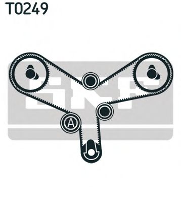 SKF VKMA 07261 Комплект ремня ГРМ 