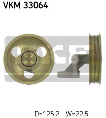 SKF VKM 33064 Паразитный ведущий ролик, поликлиновой ремень для PEUGEOT 407 (Пежо 407) SKF VKM 33064 Паразитный ведущий ролик, поликлиновой ремень для PEUGEOT 407 (Пежо 407)