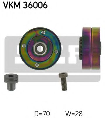 SKF VKM 36006 Паразитный ведущий ролик, поликлиновой ремень для RENAULT LUTECIA I (Рено Лутэcиа и) SKF VKM 36006 Паразитный ведущий ролик, поликлиновой ремень для RENAULT LUTECIA I (Рено Лутэcиа и)