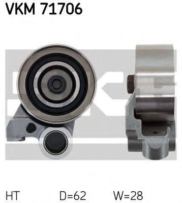 SKF VKM 71706 Натяжной ролик, ремень ГРМ для TOYOTA 4 RUNNER (Тойота/тоета 4 руннэр) SKF VKM 71706 Натяжной ролик, ремень ГРМ для TOYOTA 4 RUNNER (Тойота/тоета 4 руннэр)