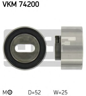 SKF VKM 74200 Натяжной ролик, ремень ГРМ для KIA MENTOR (Киа Мэнтор) SKF VKM 74200 Натяжной ролик, ремень ГРМ для KIA MENTOR (Киа Мэнтор)