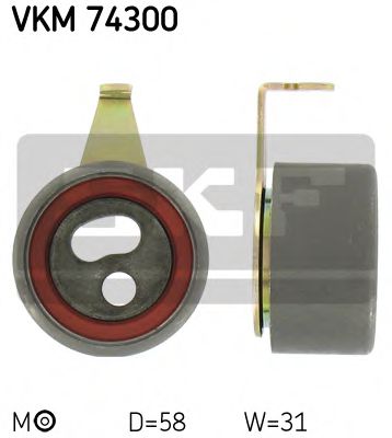 SKF VKM 74300 Натяжной ролик, ремень ГРМ для MAZDA 626 II (Мазда 626 2) SKF VKM 74300 Натяжной ролик, ремень ГРМ для MAZDA 626 II (Мазда 626 2)