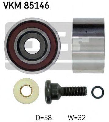 SKF VKM 85146 Паразитный Ведущий ролик, зубчатый ремень для KIA (Киа) SKF VKM 85146 Паразитный Ведущий ролик, зубчатый ремень для KIA (Киа)
