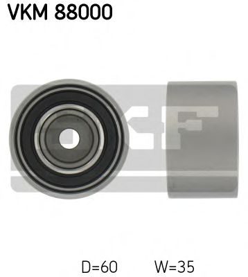 SKF VKM 88000 Паразитный Ведущий ролик, зубчатый ремень для SUBARU LEGACY I (Субару Легаси 1) SKF VKM 88000 Паразитный Ведущий ролик, зубчатый ремень для SUBARU LEGACY I (Субару Легаси 1)