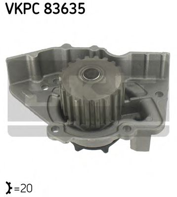 SKF VKPC 83635 Водяной насос для PEUGEOT 406 (Пежо 406) SKF VKPC 83635 Водяной насос для PEUGEOT 406 (Пежо 406)