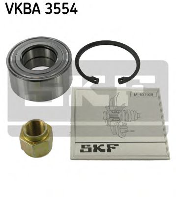 SKF VKBA 3554 Комплект подшипника ступицы колеса для PEUGEOT 206 (Пежо 206) SKF VKBA 3554 Комплект подшипника ступицы колеса для PEUGEOT 206 (Пежо 206)