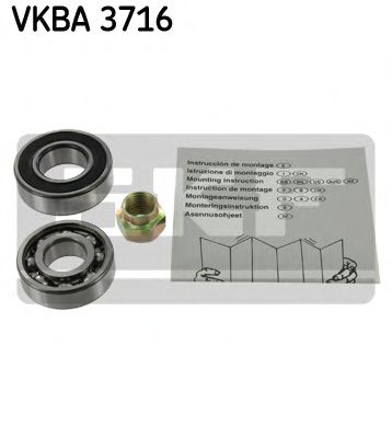 SKF VKBA 3716 Комплект подшипника ступицы колеса для SUZUKI (Сузуки) SKF VKBA 3716 Комплект подшипника ступицы колеса для SUZUKI (Сузуки)