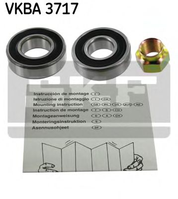 SKF VKBA 3717 Комплект подшипника ступицы колеса для SUZUKI (Сузуки) SKF VKBA 3717 Комплект подшипника ступицы колеса для SUZUKI (Сузуки)
