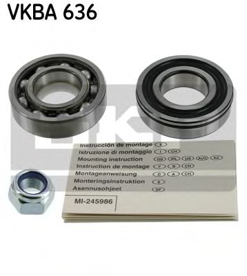 SKF VKBA 636 Комплект подшипника ступицы колеса для RENAULT LE CAR (Рено Лэ cар) SKF VKBA 636 Комплект подшипника ступицы колеса для RENAULT LE CAR (Рено Лэ cар)
