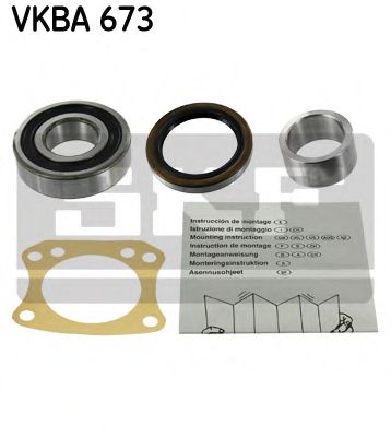 SKF VKBA 673 Комплект подшипника ступицы колеса 