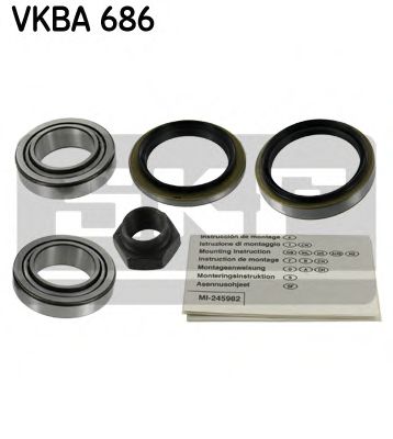 SKF VKBA 686 Комплект подшипника ступицы колеса для FORD FIESTA (Форд Фиэста) SKF VKBA 686 Комплект подшипника ступицы колеса для FORD FIESTA (Форд Фиэста)