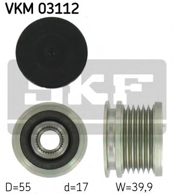 SKF VKM 03112 Механизм свободного хода генератора для SEAT IBIZA V (Сеат Ибица 5) SKF VKM 03112 Механизм свободного хода генератора для SEAT IBIZA V (Сеат Ибица 5)