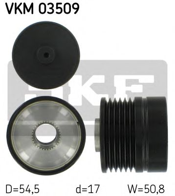 SKF VKM 03509 Механизм свободного хода генератора для OPEL CORSA D (Опель Корса д) SKF VKM 03509 Механизм свободного хода генератора для OPEL CORSA D (Опель Корса д)