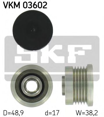 SKF VKM 03602 Механизм свободного хода генератора для RENAULT TRAFIC II (Рено Трафик 2) SKF VKM 03602 Механизм свободного хода генератора для RENAULT TRAFIC II (Рено Трафик 2)