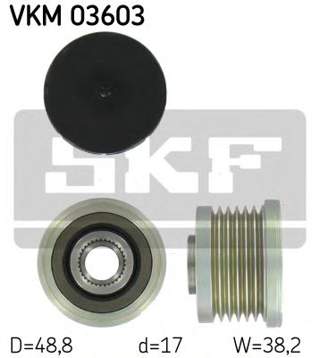 SKF VKM 03603 Механизм свободного хода генератора для RENAULT TRAFIC II (Рено Трафик 2) SKF VKM 03603 Механизм свободного хода генератора для RENAULT TRAFIC II (Рено Трафик 2)