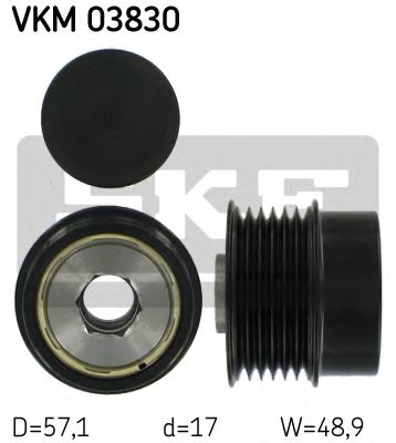 SKF VKM 03830 Механизм свободного хода генератора для DODGE AVENGER (Додж Аvэнгэр) SKF VKM 03830 Механизм свободного хода генератора для DODGE AVENGER (Додж Аvэнгэр)