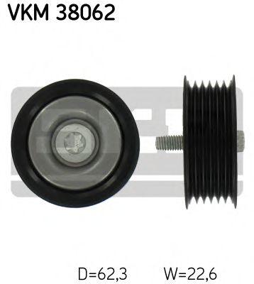 SKF VKM 38062 Паразитный ведущий ролик, поликлиновой ремень для MERCEDES-BENZ GLK-CLASS (Мэрcэдэс-бэнз Глк-cласс) SKF VKM 38062 Паразитный ведущий ролик, поликлиновой ремень для MERCEDES-BENZ GLK-CLASS (Мэрcэдэс-бэнз Глк-cласс)